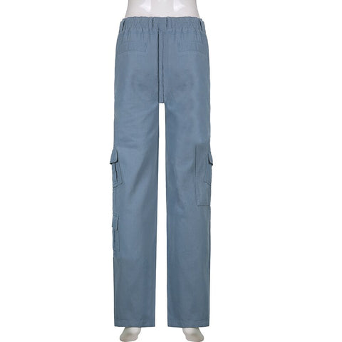 Straight Vintage Casual Aesthetic Denim Pants