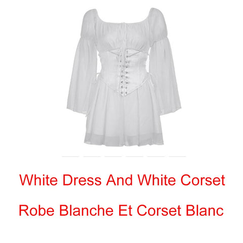 Women Chiffon Slash Neck Mini Dress