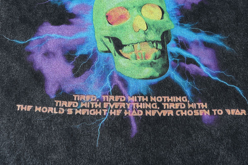 NOTHING SKULL Washed Loose Tee