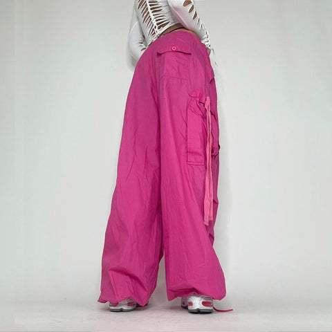 Women High Waist Casual Oversize Trousers