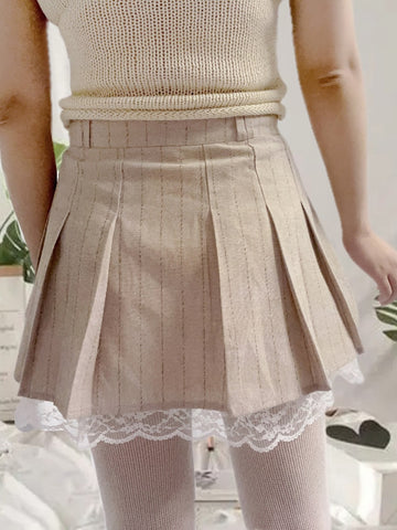 Fashion Harajuku Cute Lace Patchwork Skirts
