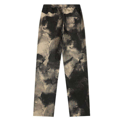 Tie Dye Camo Tracksuit Pants