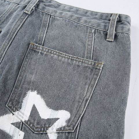 Star Retro Low Waisted Grunge Aesthetic Punk Pants
