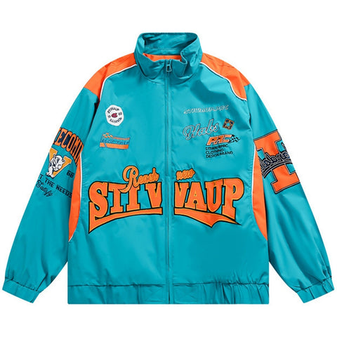 Racing Reach Embroidery Jacket
