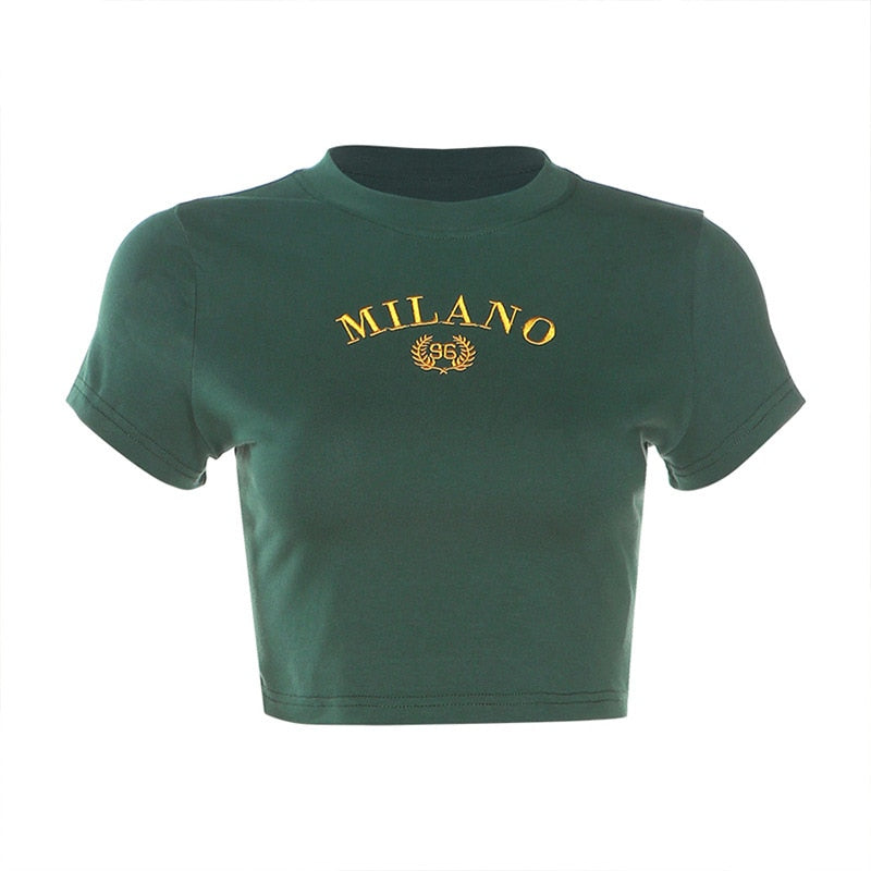 Vintage Fashion Milano Crop Top