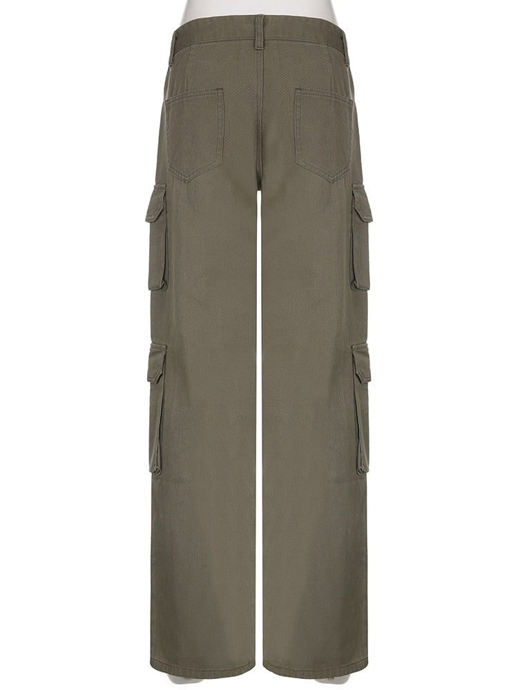 Big Pockets Low Waisted Trousers