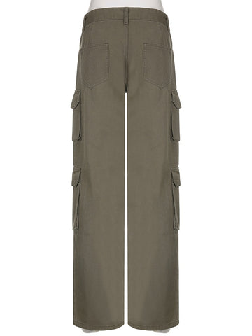 Big Pockets Low Waisted Trousers