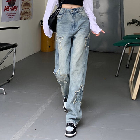 Women Streetwear Aesthetic Fashion Chic Trousers