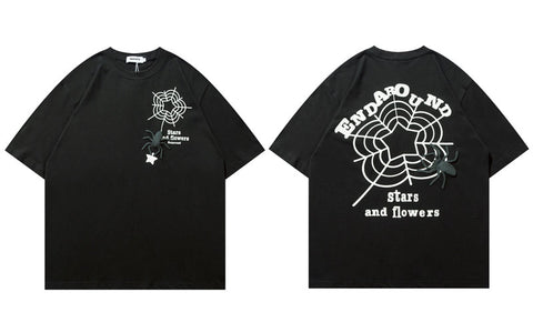 STARS & FLOWERS Double-Sided Tee