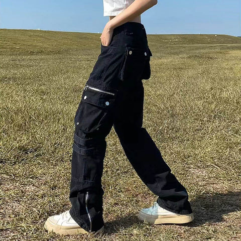 Multi-pocket Straight RETRODIA Cargo Pants