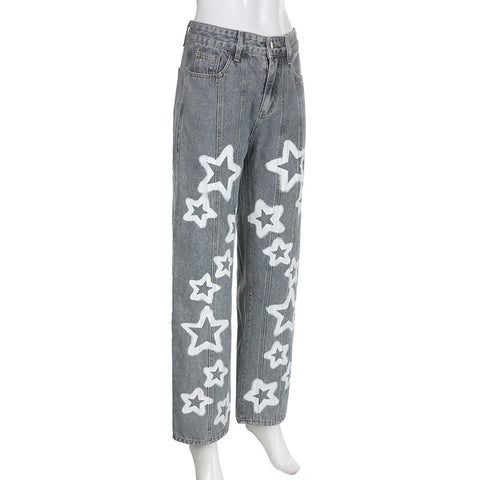 Star Retro Low Waisted Grunge Aesthetic Punk Pants
