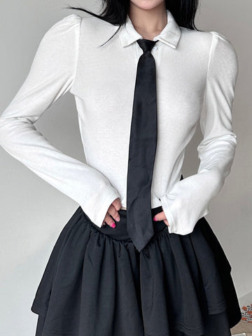 Korean Fashion Sleeveless Strap Skirts