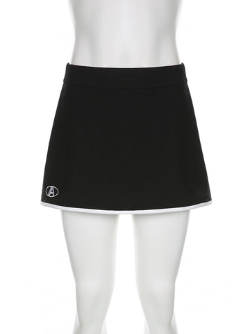 Women High Waist Casual Short Golf Skirt
