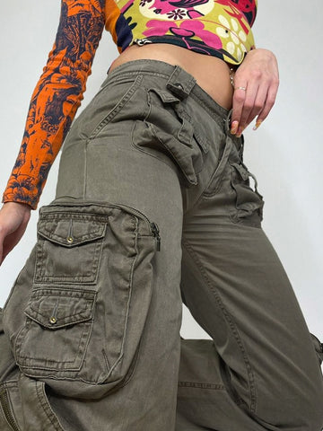 Women Low Waisted Aesthetic Streetwear Sweatpants
