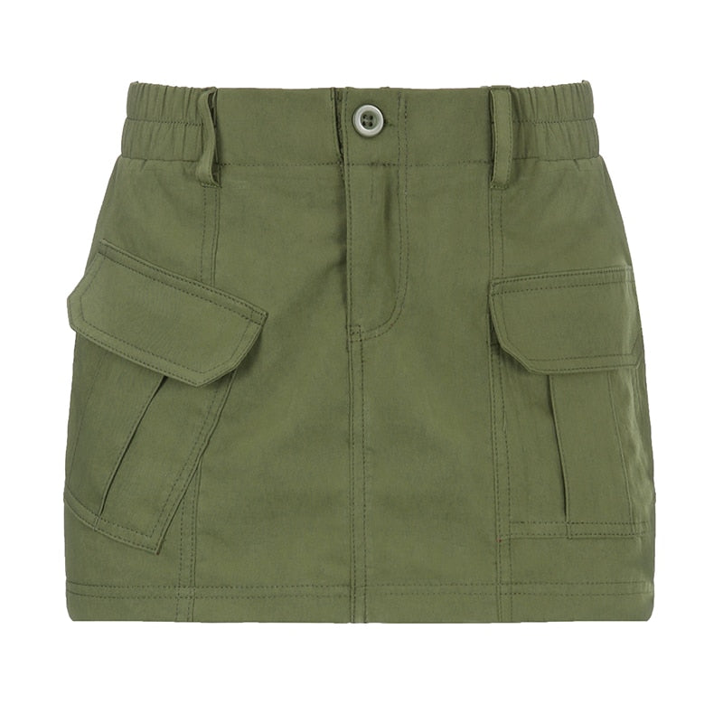 Women Dropped Waist Straight Pencil Skirts