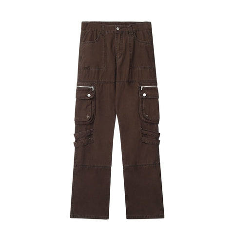 Multi-pocket Straight RETRODIA Cargo Pants