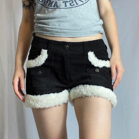 Pockets Grunge Cute Low Waisted Pencil Pants