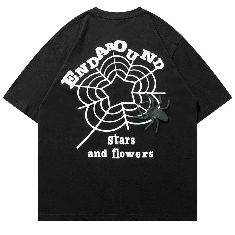 STARS & FLOWERS Double-Sided Tee