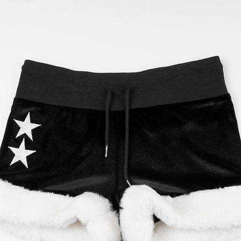 Women Low Waisted Grunge Punk Shorts