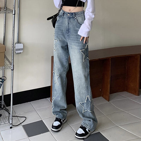 Women Streetwear Aesthetic Fashion Chic Trousers