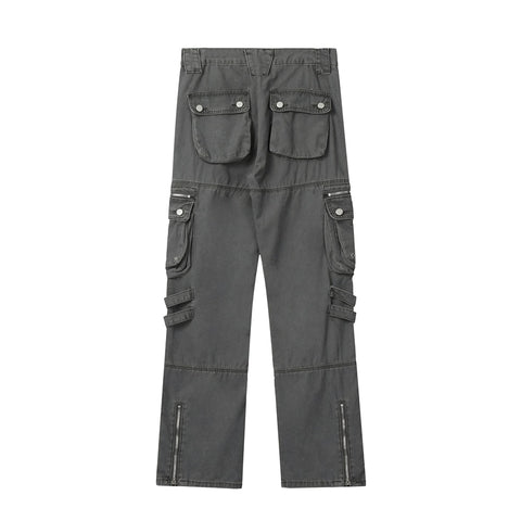 Multi-pocket Straight RETRODIA Cargo Pants