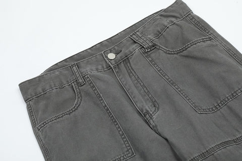 Multi-pocket Straight RETRODIA Cargo Pants