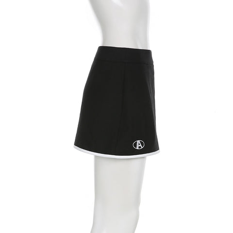 Women High Waist Casual Short Golf Skirt