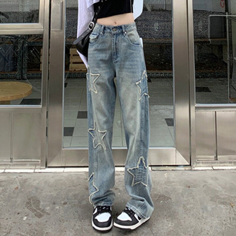 Women Streetwear Aesthetic Fashion Chic Trousers