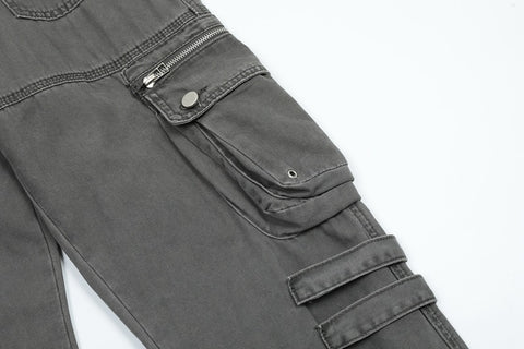 Multi-pocket Straight RETRODIA Cargo Pants