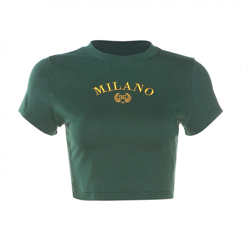 Vintage Fashion Milano Crop Top