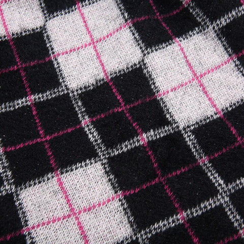 Autumn Winter Argyle Knitted Jumpers