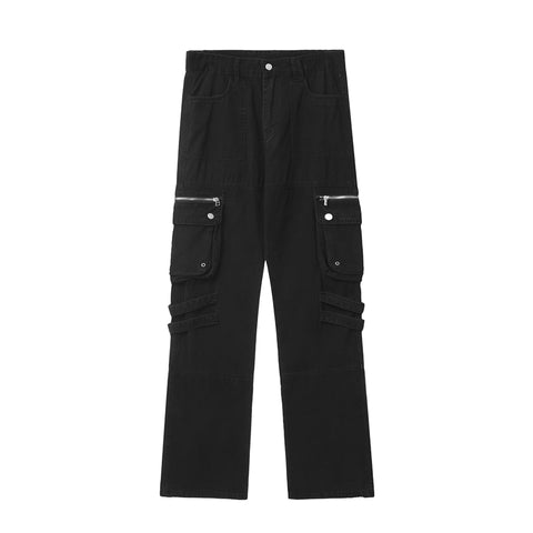 Multi-pocket Straight RETRODIA Cargo Pants