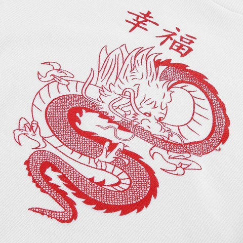 Chineese Dragon Crop Top