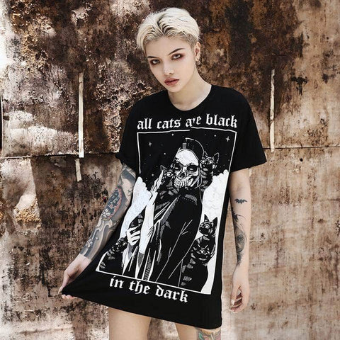 Loose Dress Gothic T-shirt