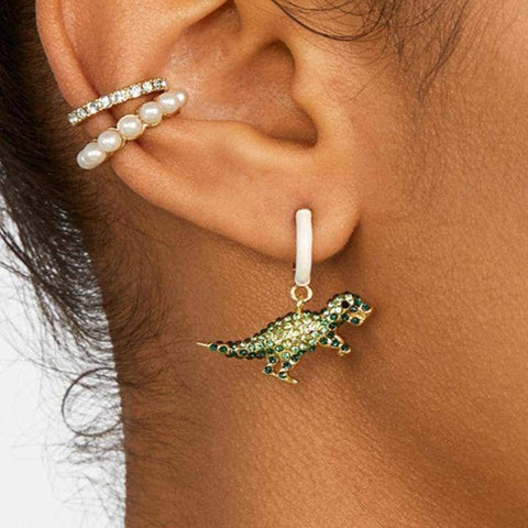 Dinosaur Pendant Earrings
