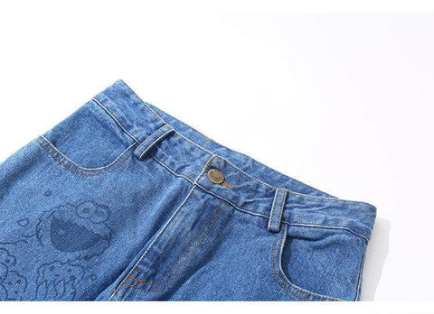 sesame street Straight Jeans