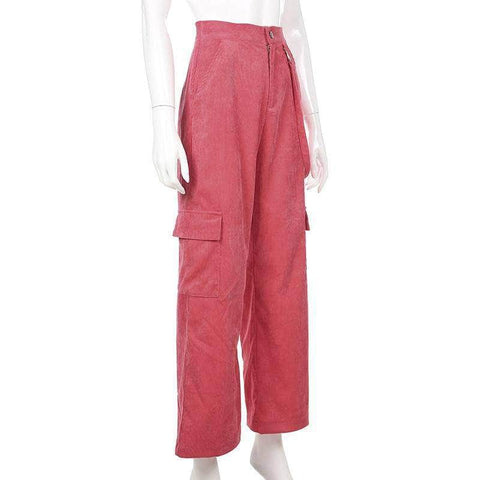 Corduroy Wide Leg Pants