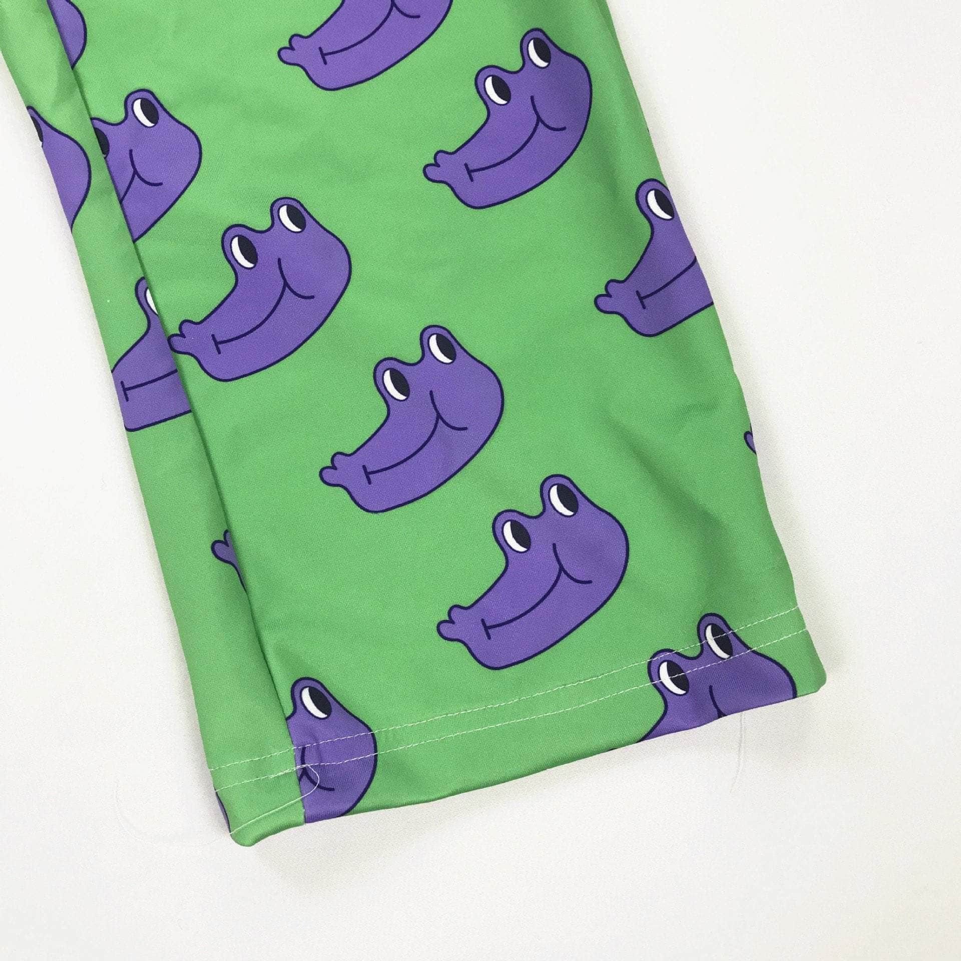 Purple Frog Wide Pants