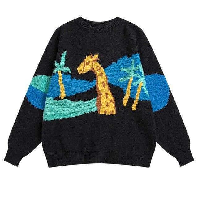 Giraffe Thick Sweater