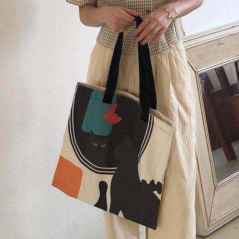 Classic Style Cat Tote Bag