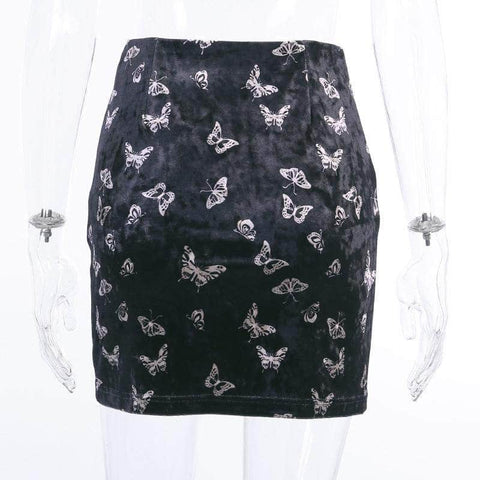 Vintage Velvet Skirt