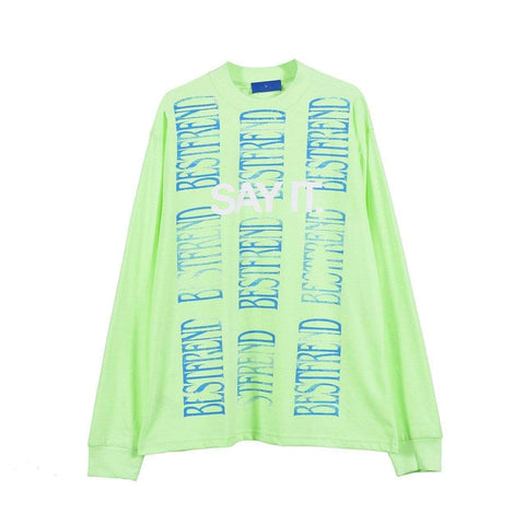 Double-Sided Long Sleeve T-Shirt