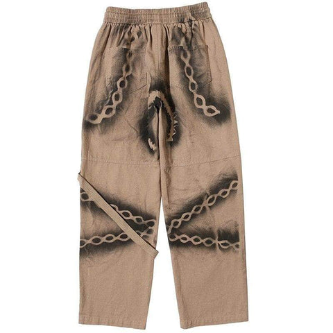 Retro Chains Baggy Pants