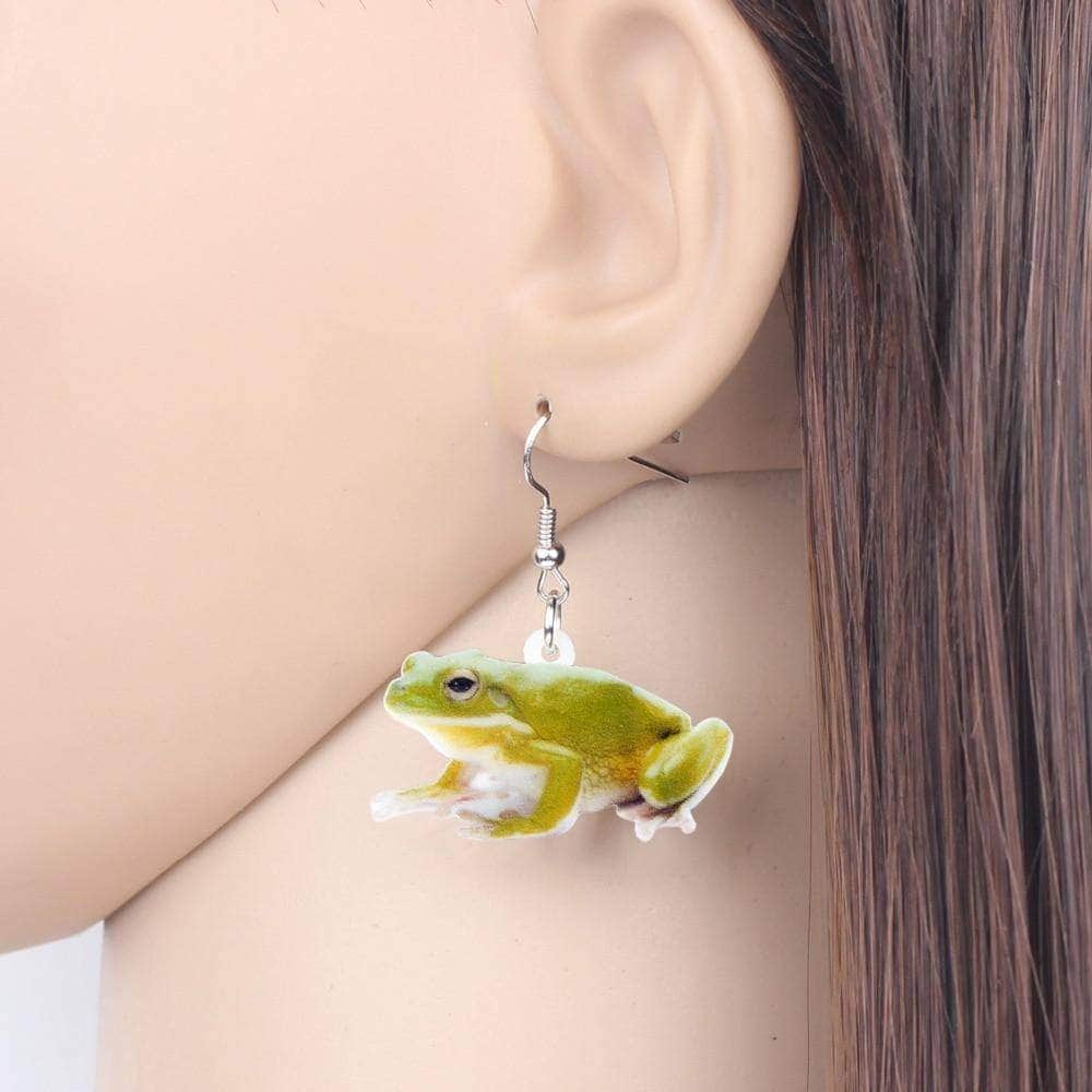 Acrylic Frog Earrings