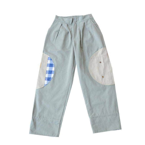 Exclusive PatchWork Straight Pants