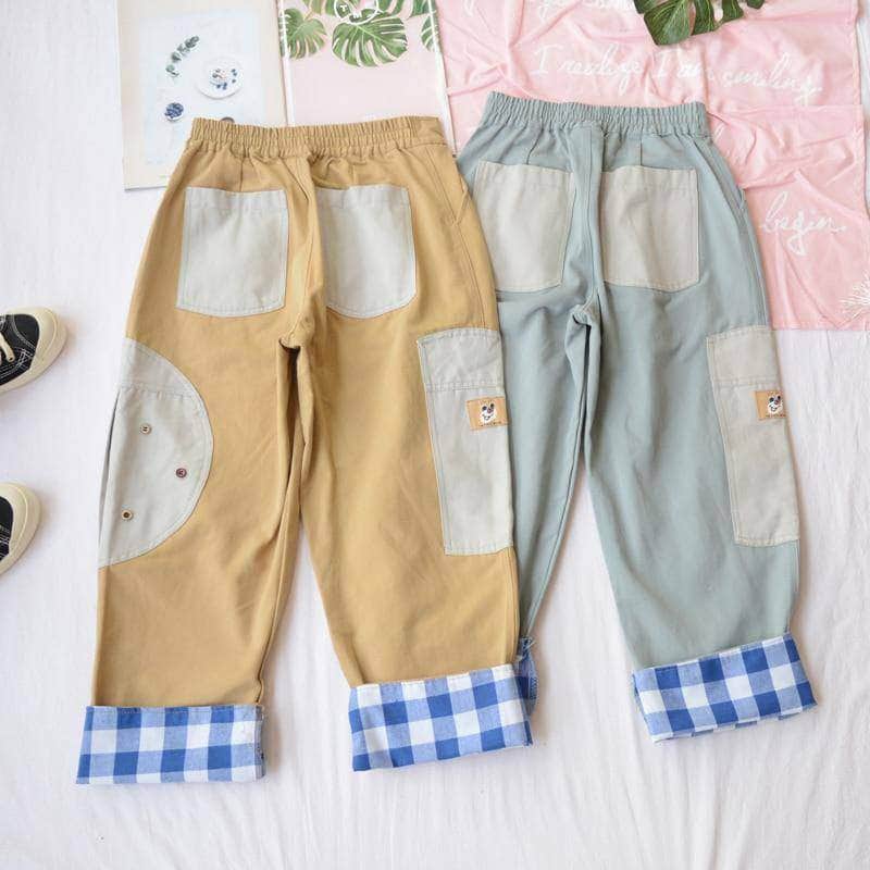 Exclusive PatchWork Straight Pants
