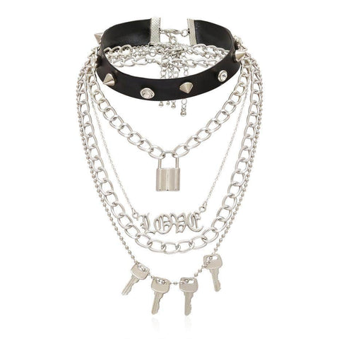 Gothic Multi-Layer Necklace