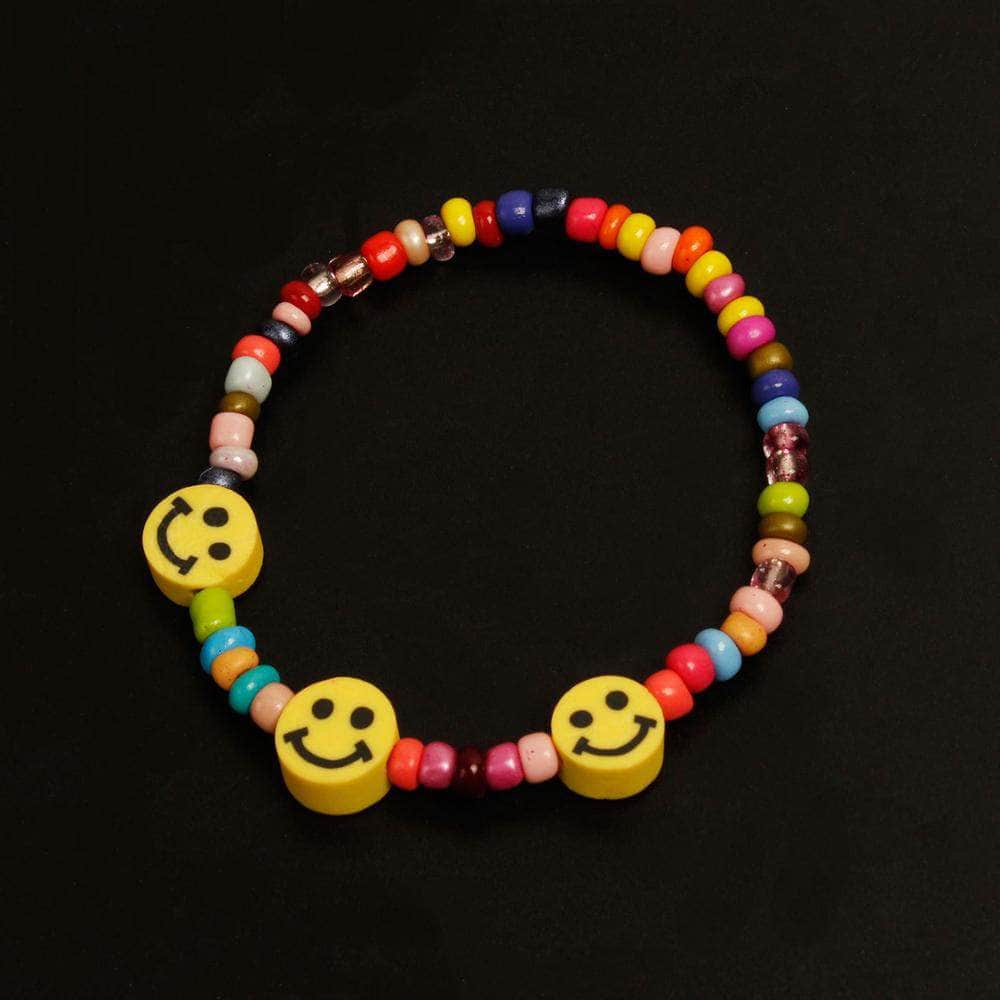 Boho Rainbow Color Beads Bracelet
