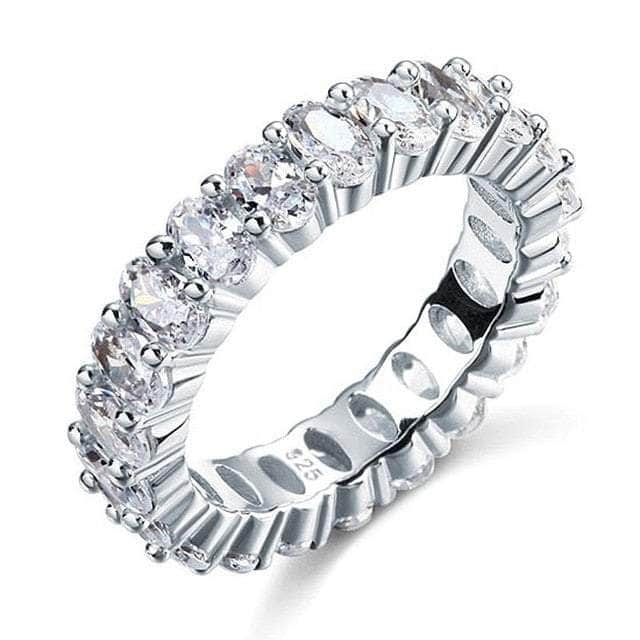 925 Sterling silver AAAAA Cz Stone Rings