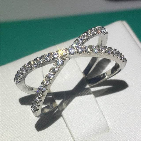 925 Sterling silver AAAAA Cz Stone Rings